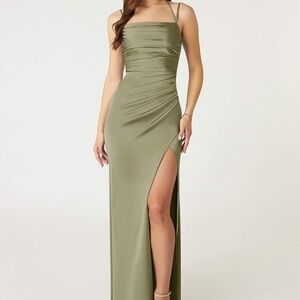 AZAZIE DESI | Pistachio Green (Bridesmaids) Dress